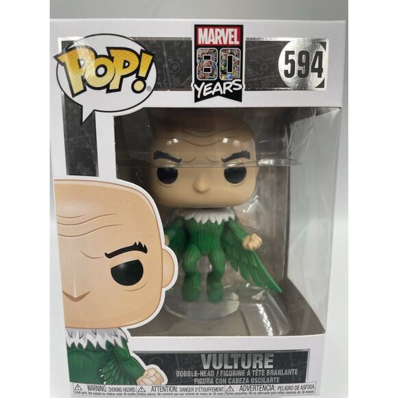 VULTURE #594 Funko Pop MARVEL 80 Years Vinyl Figure Bobblehead - Spider-Man - Picture 1 of 7